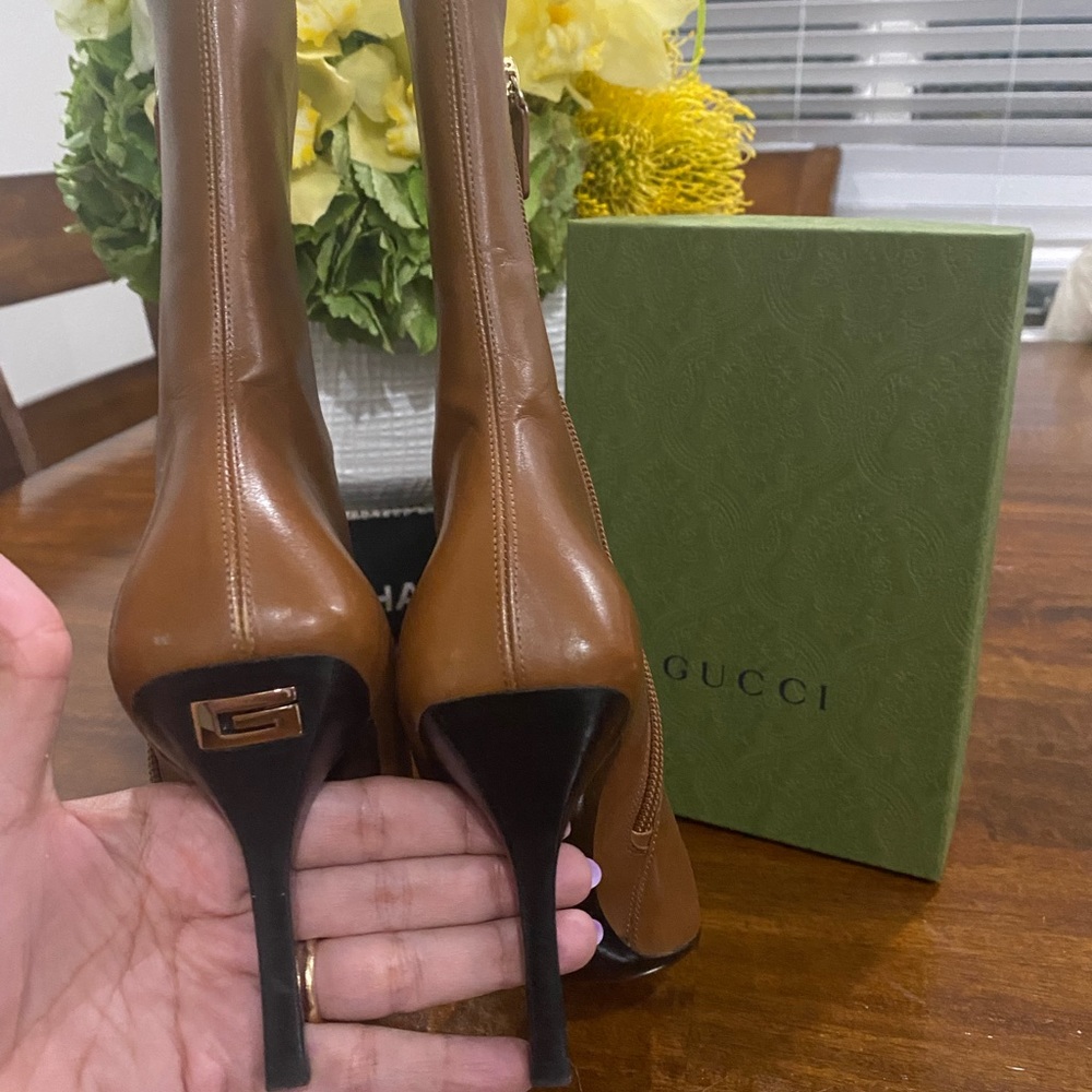 Gucci Marmont leather ankle boots - Picture 9 of 12